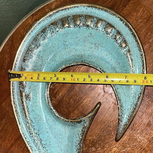 Vintage Pottery Ceramic Ashtray California pottery 1950 MCM coffee table dish - Picture 6 of 6